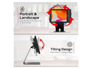 CTA Digital Quick Release Secure Table Kiosk w/ Inductive Charging Case PADICCTK