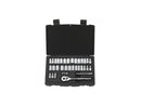 Stanley 92-804 30-Pc MicroTough 1/4" Drive SAE/Metric Bi-Material Socket Set