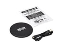Tripp Lite Wireless Charging Pad 15W for Smartphones Ipads Androids Black