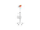 CTA Digital Medical Mobile Floor Stand with Vesa Plate - White  PAD-MFS