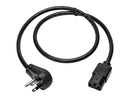 Tripp Lite Model P006-010-15D 10 ft. Desktop Computer AC Power Cord, Right-Angle