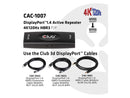 Club 3D DisplayPort 1.4 Active Repeater 4K120Hz HBR3 F/F CAC1007