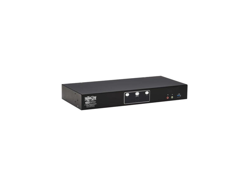 Tripp Lite B006-DP2UA2 DisplayPort Dual-Display KVM Switch - 2 Computer(s) - 1