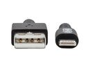 Tripp Lite M100-001-GY-MAX Heavy-Duty USB Sync / Charge Cable with Lightning