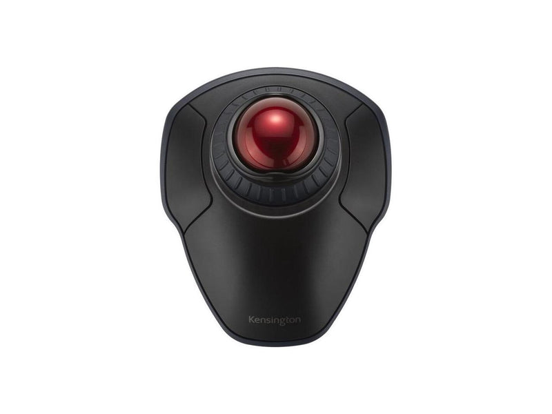 Kensington Orbit Wireless Trackball with Scroll Ring - Black - Optical -