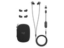 Logitech Graphite 981-001012 Zone Wired Earbuds - Graphite