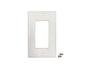 Tripp Lite Safe-IT Single-Gang Antibacterial Wall Plate Decora Style Ivory
