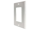 Tripp Lite Safe-IT Single-Gang Antibacterial Wall Plate Decora Style Ivory
