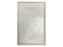 Tripp Lite Safe-IT Blank Wall Plate Antibacterial Ivory Matte TAA N042AB000IVM