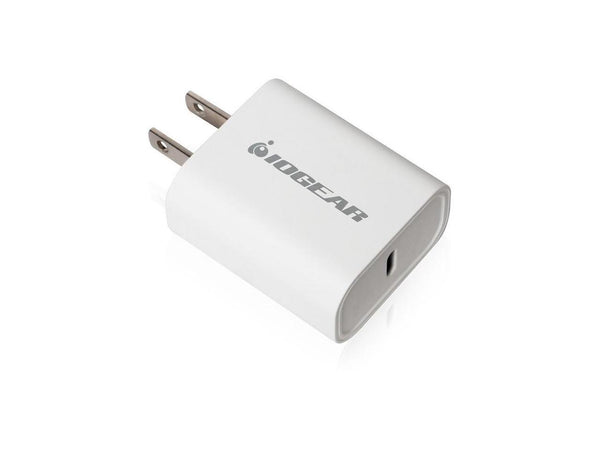 IOGEAR GPAWC20W White GearPower Compact USB-C 20W Charger