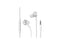 4XEM White 4XSAMEARAKGW 3.5mm Connector Earbud Earphones with Mic and Volume