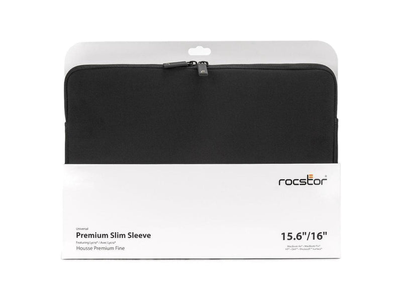 Rocstor Premium 15.6" & 16" Universal Laptop Carrying Case Black