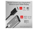 SIIG DisplayPort 1.4 to HDMI Adapter 8K 60Hz Male to Female CB-DP2611-S1
