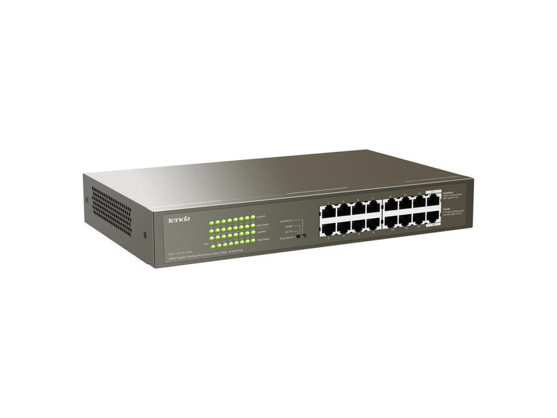 Tenda TEG1116P-16-150W 1000M & PoE 16-Port Gigabit Ethernet Switch with 16-Port