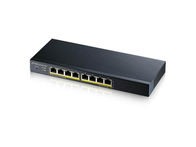 ZyXEL 8 Port Gig Web Mgd PoE Switch