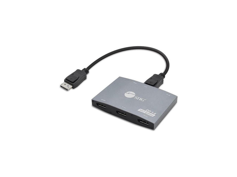 SIIG 1x3 DisplayPort 1.4 to DisplayPort MST Splitter - DP 1.4 MST Video Splitter