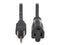 Tripp Lite 3ft Power Extension Cord NEMA 5-15P to NEMA 5-15R Black P02200313A