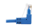 TRIPP LITE N204-S10-BL-DN 10 ft. Cat 6 Blue Down-Angle Gigabit Molded Slim UTP
