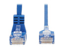 TRIPP LITE N204-S10-BL-DN 10 ft. Cat 6 Blue Down-Angle Gigabit Molded Slim UTP