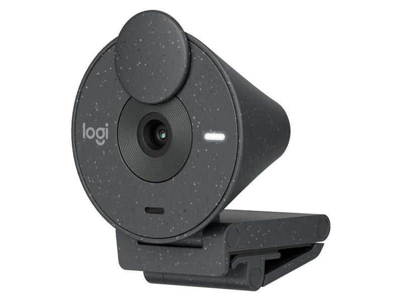 Logitech Brio 305 Full HD 1080P Webcam with Privacy Shutter, Mono Noise