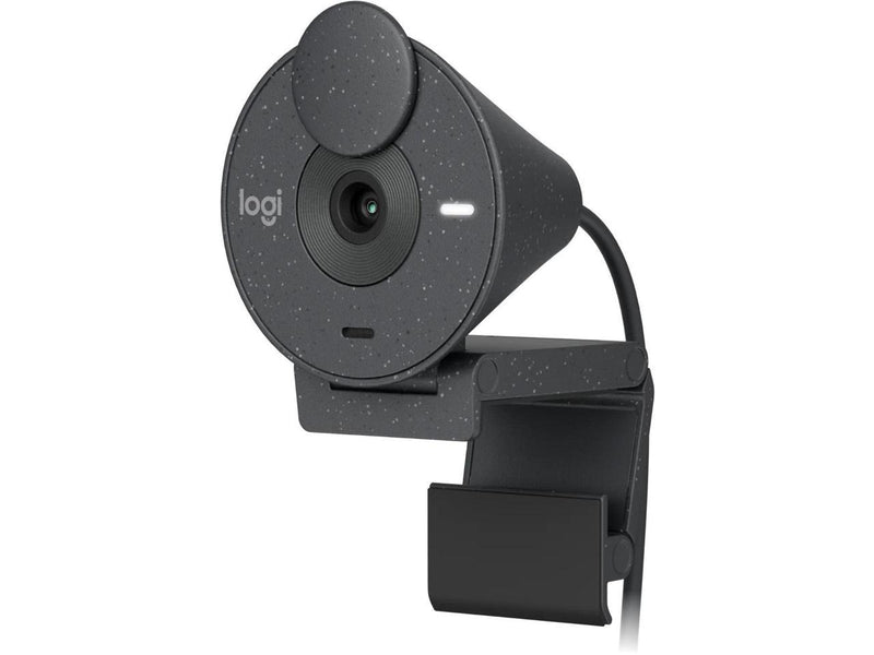 Logitech Brio 305 Full HD 1080P Webcam with Privacy Shutter, Mono Noise