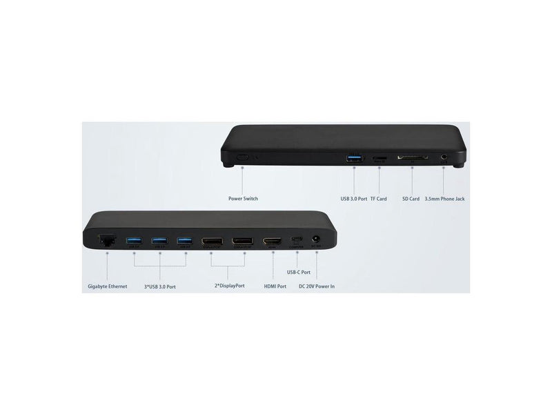 4XEM USB-C Triple Display Docking Station 4XUMD02