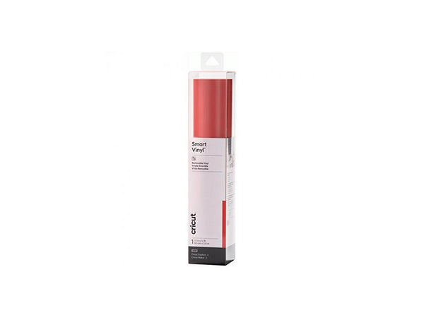 Cricut Smart Removable Vinyl (13in x 12ft, Red) for Explore and Maker 3 -