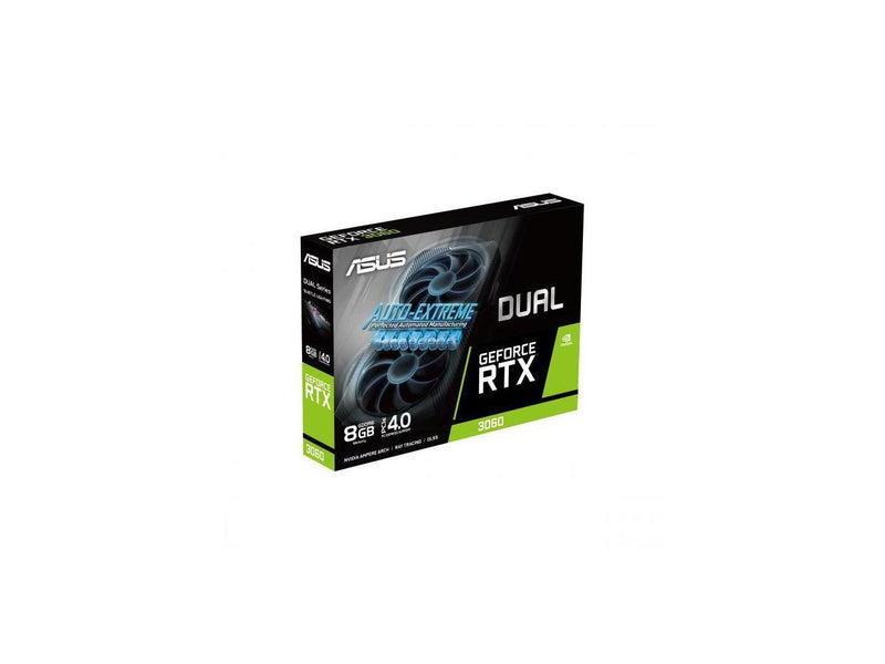 ASUS Dual GeForce RTX 3060 8GB GDDR6 (PCIe 4.0, 8GB GDDR6, HDMI 2.1, DisplayPort