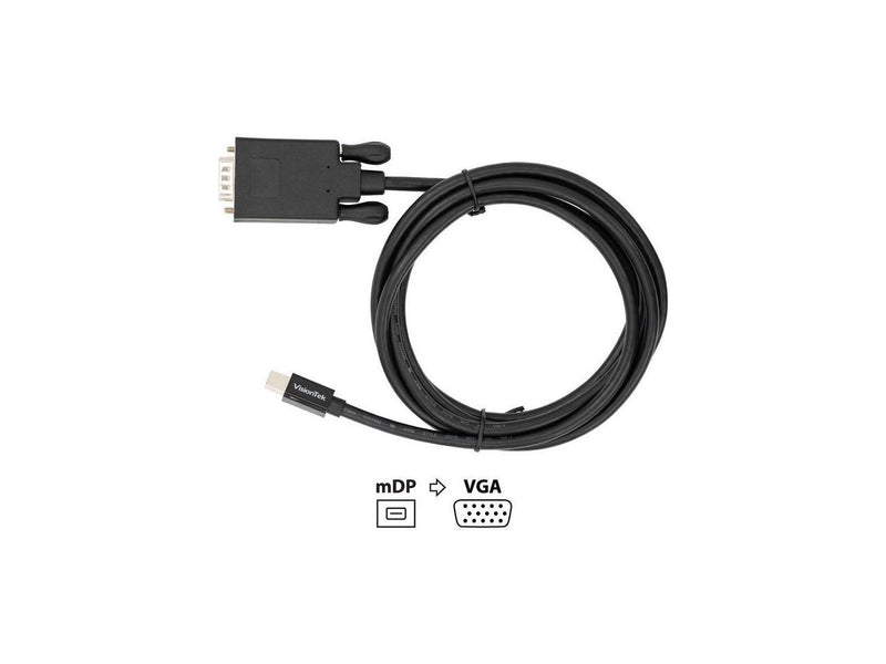 VisionTek 901217 Mini DisplayPort to VGA 2 Meter Cable (M/M)