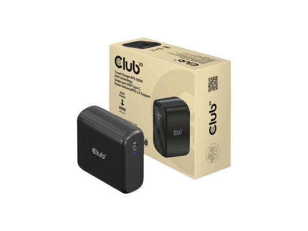 Club 3D CAC-1908 AC Adapter - 100 W - 120 V AC, 230 V AC Input - 5 V DC/5 A, 9 V