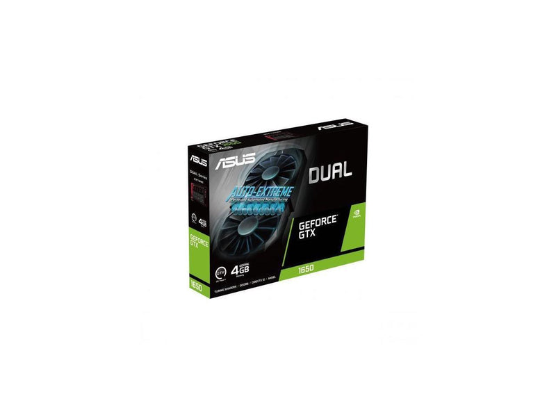 ASUS Dual GeForce GTX 1650 V2 4GB GDDR6 (PCIE 3.0, 4GB GDDR6 memory, HDMI 2.0b,