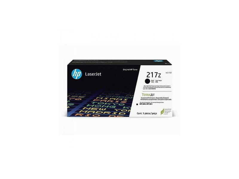 HP 217Z Ultra High Yield Black Original LaserJet Toner Cartridge, Average