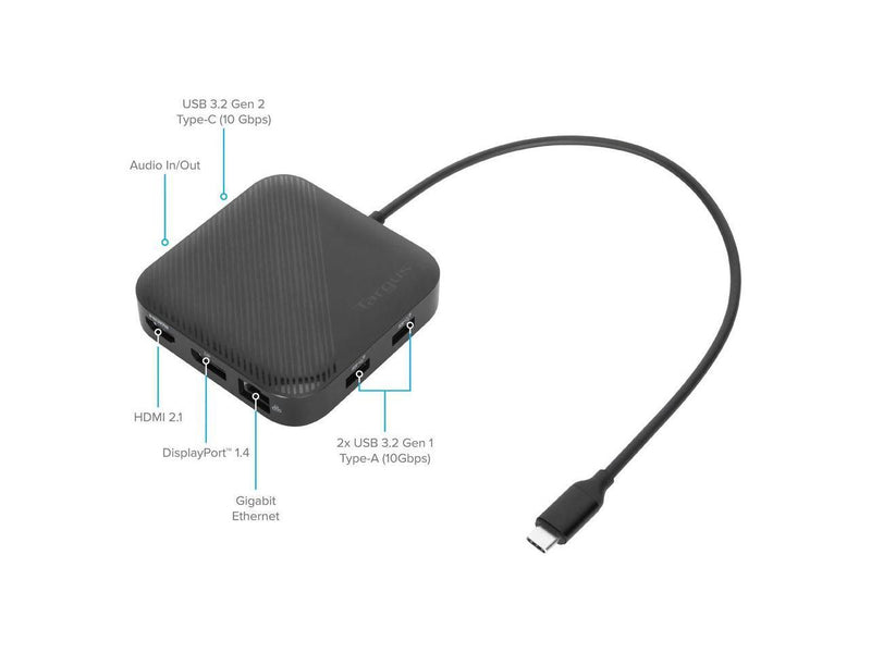 Targus USB4 Dual Video 4K Docking Station with 85W PD Pass-Thru DOCK425GLZ