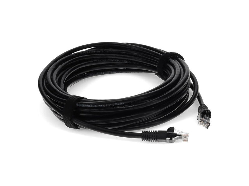 AddOn Cat6 Straight UTP PVC Copper Patch Cable, 50ft - Black