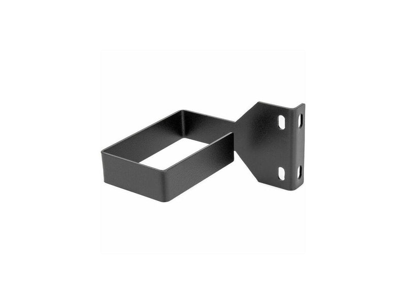 Rocstor Vertical Cable Management Hook - D-ring - Black - 1 - 1.5U Rack Height -