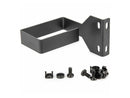 Rocstor Vertical Cable Management Hook - D-ring - Black - 1 - 1.5U Rack Height -