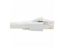 Tripp Lite Cat8 40G Snagless SSTP Ethernet Cable RJ45 M/M PoE White 10 ft. 3.1 m