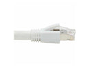 Tripp Lite Cat8 40G Snagless SSTP Ethernet Cable RJ45 M/M PoE White 6 ft. 1.8 m