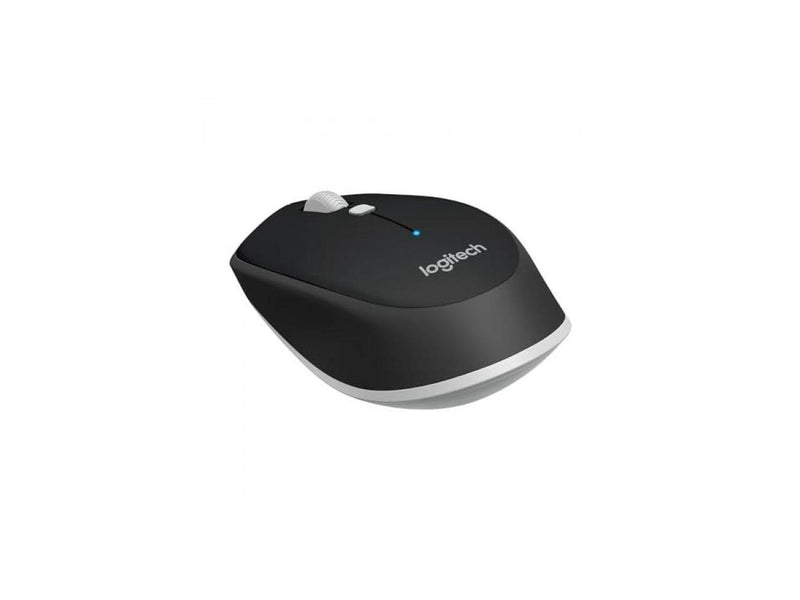 Logitech Compact Mouse - Optical - Wireless - Bluetooth - Black - Tilt Wheel