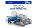 Brother Genuine TN229Y Standard Yield Yellow Toner Cartridge