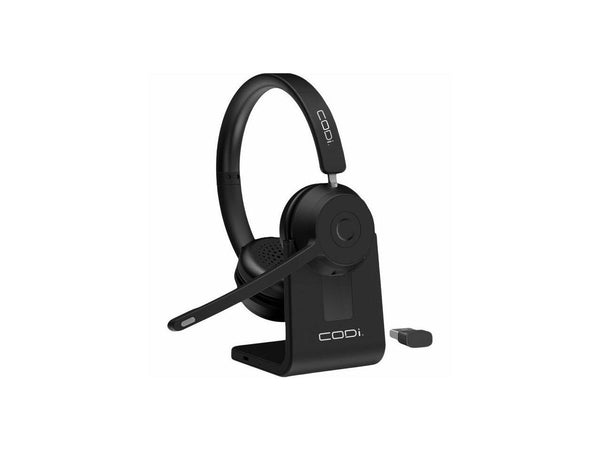 CODi Bluetooth Wireless Dual Ear Stereo Headset w/ ENC Microphone - Stereo -