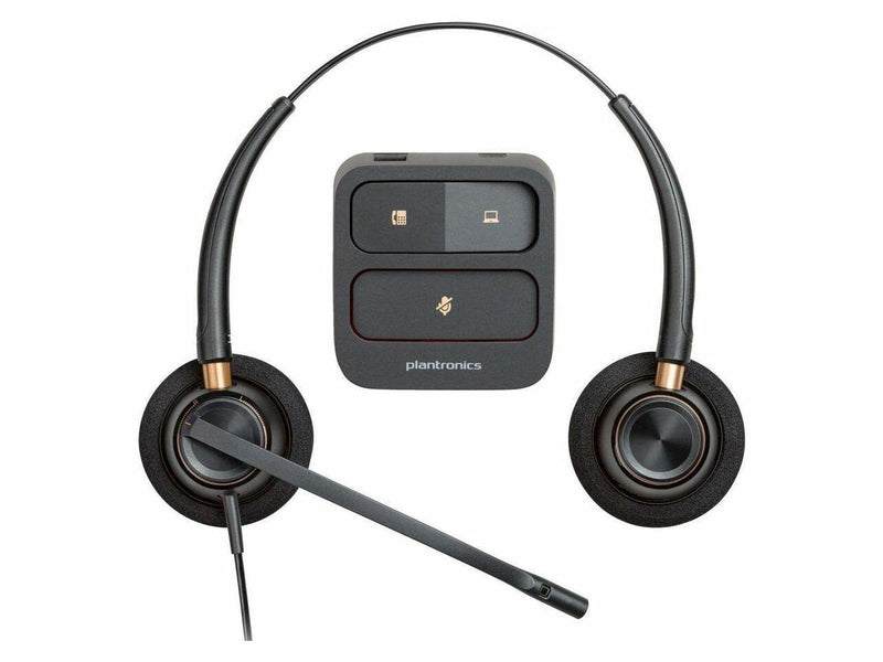 Poly EncorePro 520 with Quick Disconnect Binaural Headset TAA - Stereo -