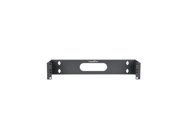 2U 19in Wall Mount Bracket - for Patch Panels - Hinged Wall Mounting Bracket -