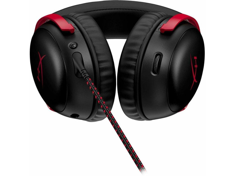 HyperX Cloud III – Wired Gaming Headset, PC, PS5, Xbox Series X|S, Angled 53mm