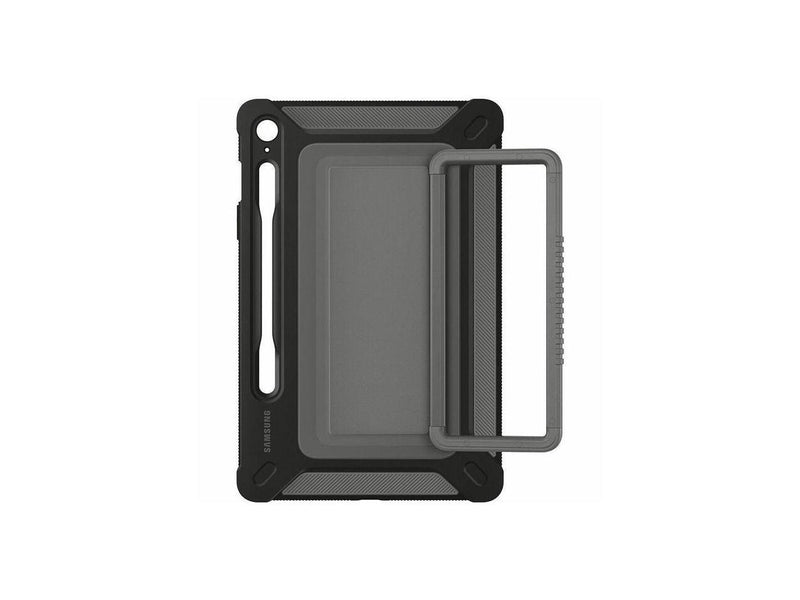 Samsung Rugged Carrying Case Samsung Galaxy Tab S9 FE Tablet, Stylus - Black -