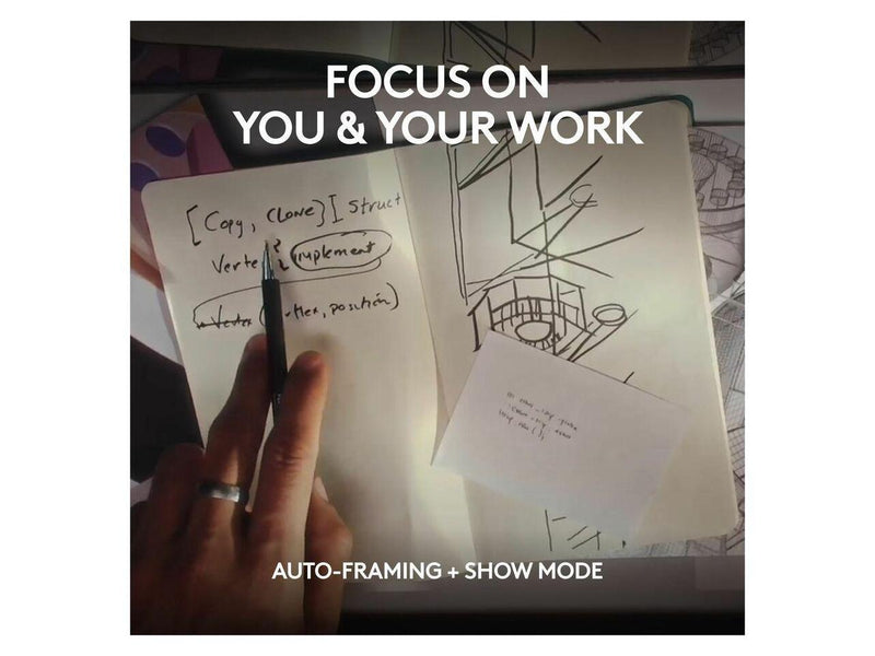 Logitech BRIO 705 Webcam - 8.5 Megapixel - USB Type C - 4K - 4096 x 2160 Video -