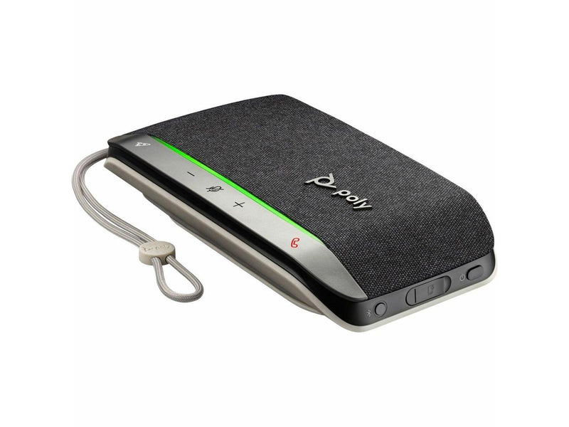 Poly Sync 20 USB-C Speakerphone - USB - Microphone - Battery - Black