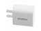 Codi A01102 White 20W Dual Port Wall Charger, USB-C and USB-A Outputs