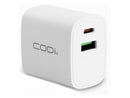 Codi A01102 White 20W Dual Port Wall Charger, USB-C and USB-A Outputs