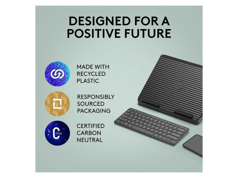 Logitech Casa Pop Up Desk Work From Home Kit with Laptop Stand (CLASSIC CHIC)